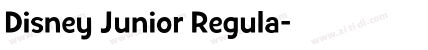 Disney Junior Regula字体转换